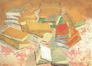 Vincent Van Gogh Still life:French Novels (nn04) USA oil painting reproduction